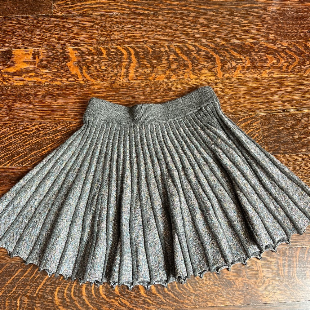 Milly Minis Sparkle Gray Skirt